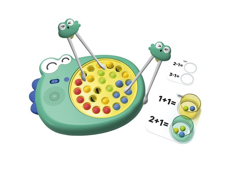 Dínós csipeszes golyókiszedő termékkép