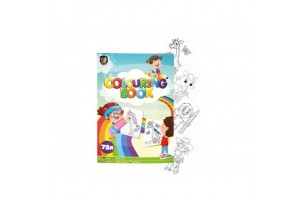 Állat formájú kifestőkönyv és 4 filctoll