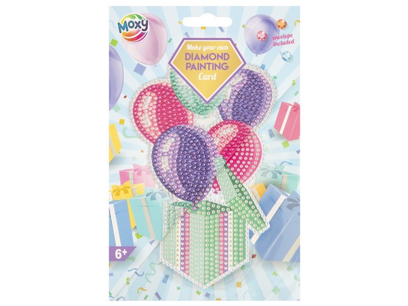 Gyémántfestős üdvözlőlap szett borítékkal