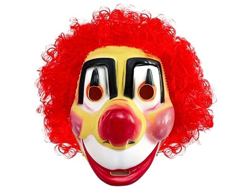 Bohóc maszk – színes jelmez kiegészítő
