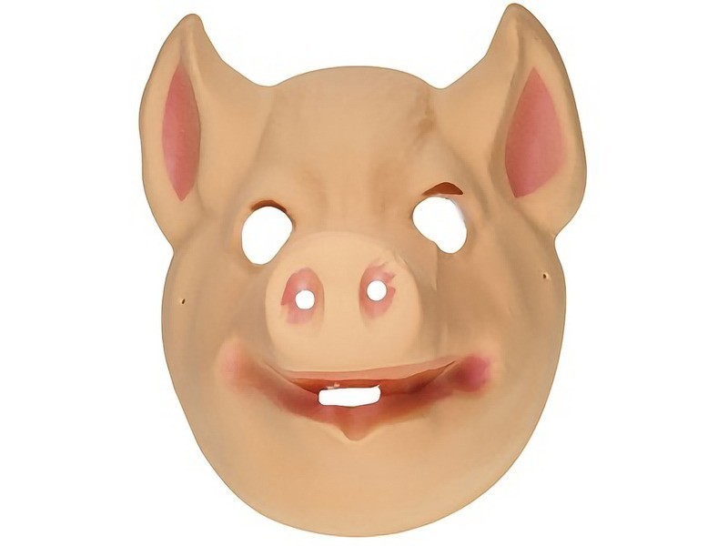 Malac maszk - jelmez kiegészítő