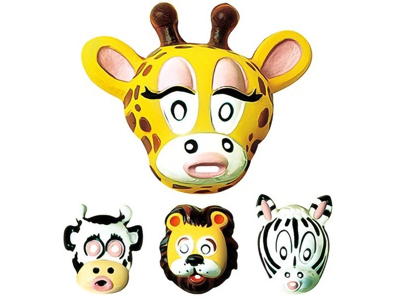 Állatos maszk - többféle változat (1 darab, véletlenszerű)