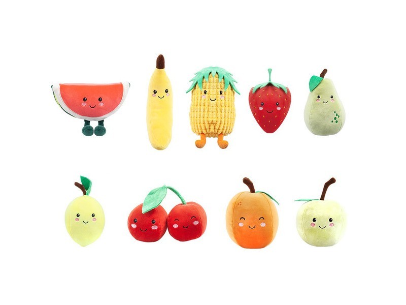 Plüss gyümölcsök, 16 cm (6 féle)