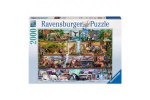 Puzzle 2000 db - Aimee Steward: Állatvilág