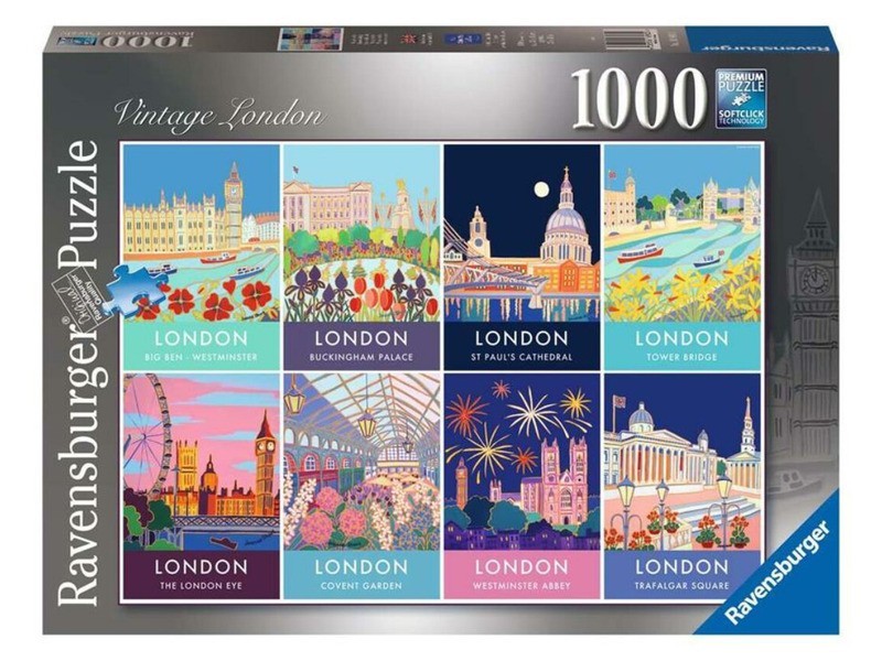 Puzzle 1000 db - Vintage London termékkép