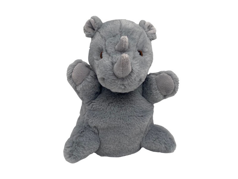 Plüss orrszarvú kesztyűbáb (27 cm)