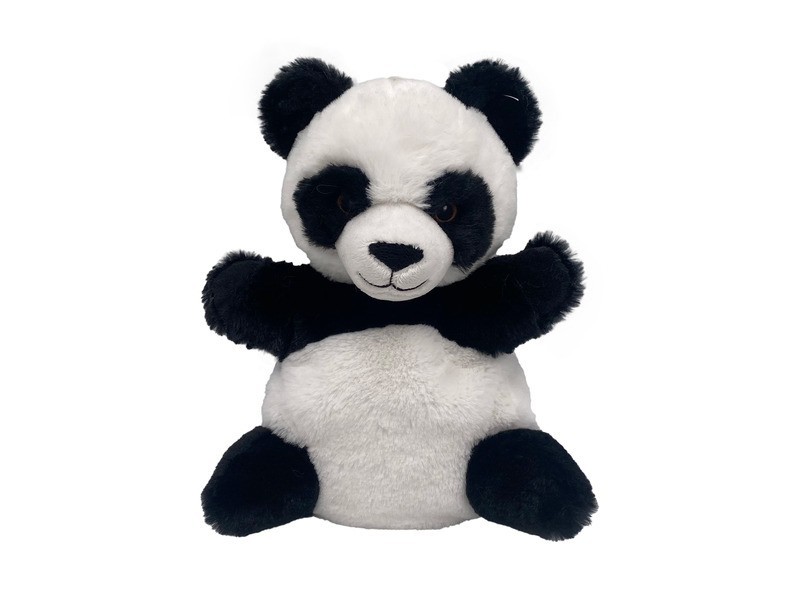 Plüss panda kesztyűbáb 27 cm
