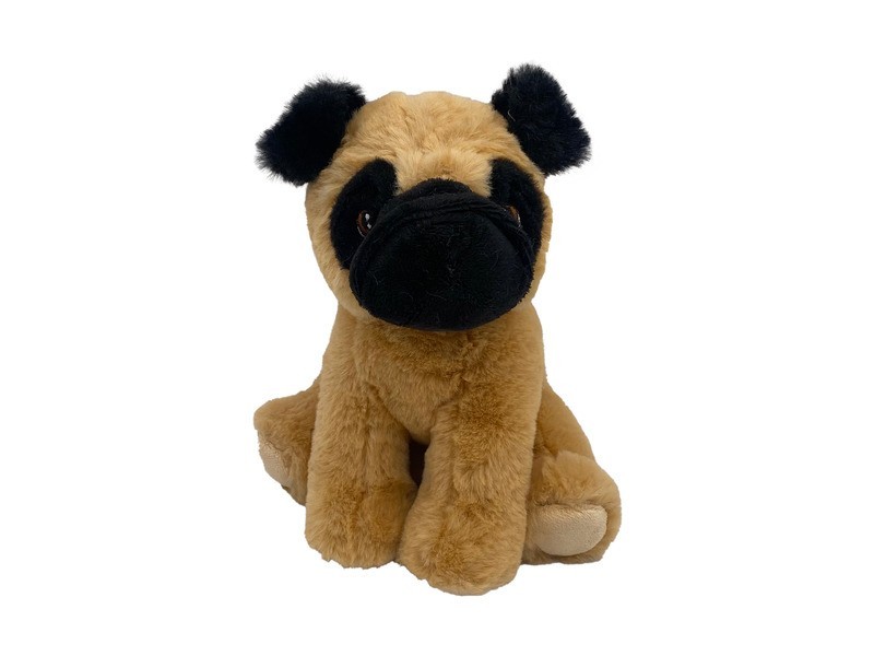 Plüss bulldog 20 cm - puha plüss kutya