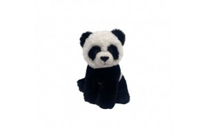 Plüss panda 20 cm – puha fekete-fehér plüss