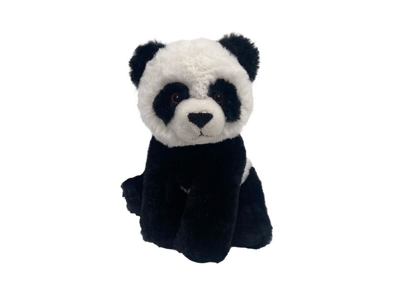 Plüss panda 20 cm – puha fekete-fehér plüss