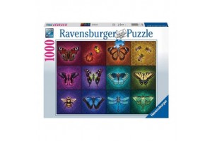 Puzzle 1000 db – Szárnyas rovarok (termékfotó)