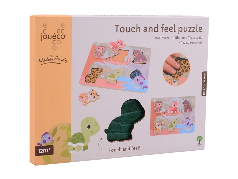 Jouéco - Vadállatok tapintható kirakó