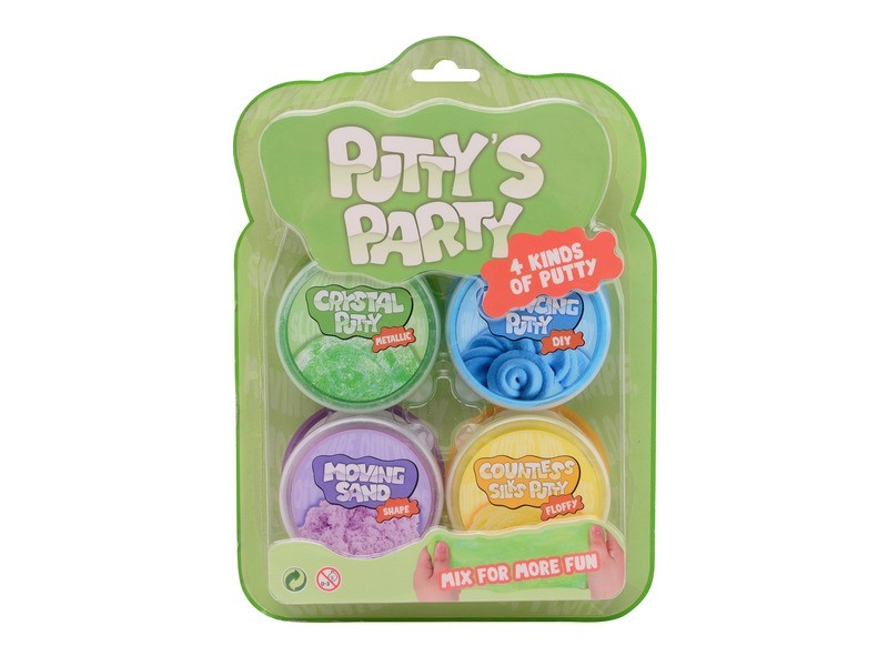Putty Party – 4 féle putty egy csomagban