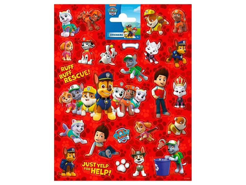 Nagy Mancs Őrjárat matrica - színes