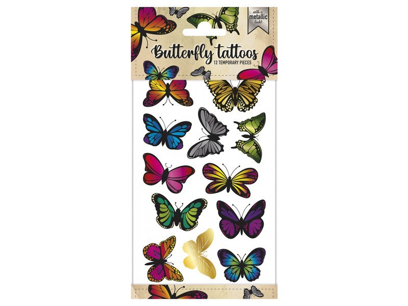 Pillangó tetoválás - elegáns motívum