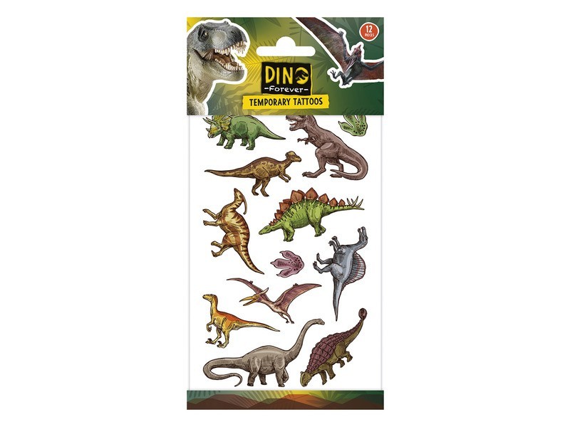 Tetoválás - Dinoszaurusz minta