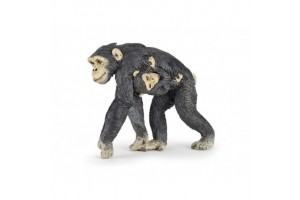 Csimpánz és kölyke – plüssfigura