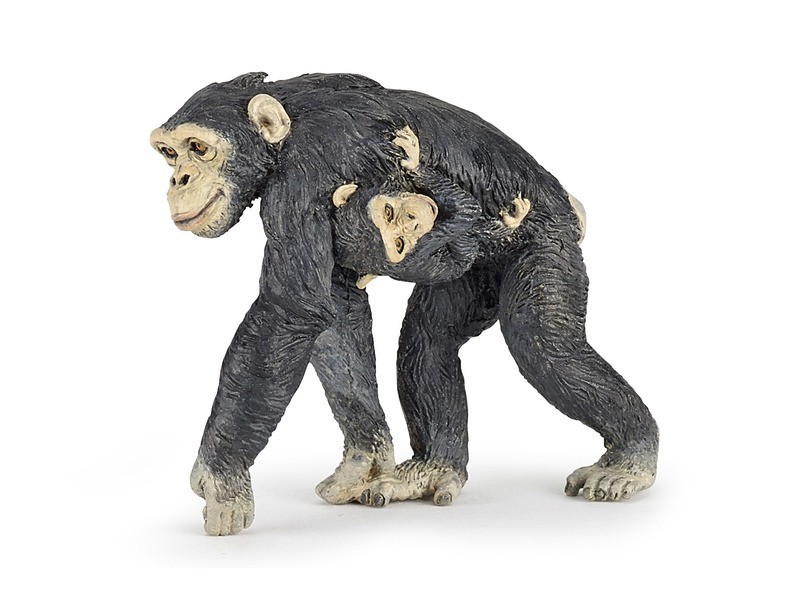 Csimpánz és kölyke – plüssfigura