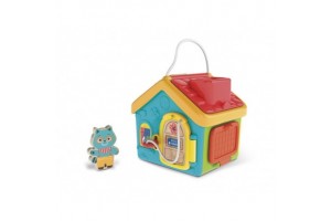 Montessori kulcsos házikó - babajáték