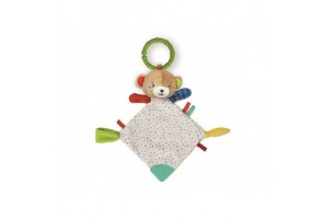 Plüss maci szundikendő — puha babatakaró