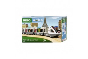 BRIO TGV INOUI fa vonat - részletes modell