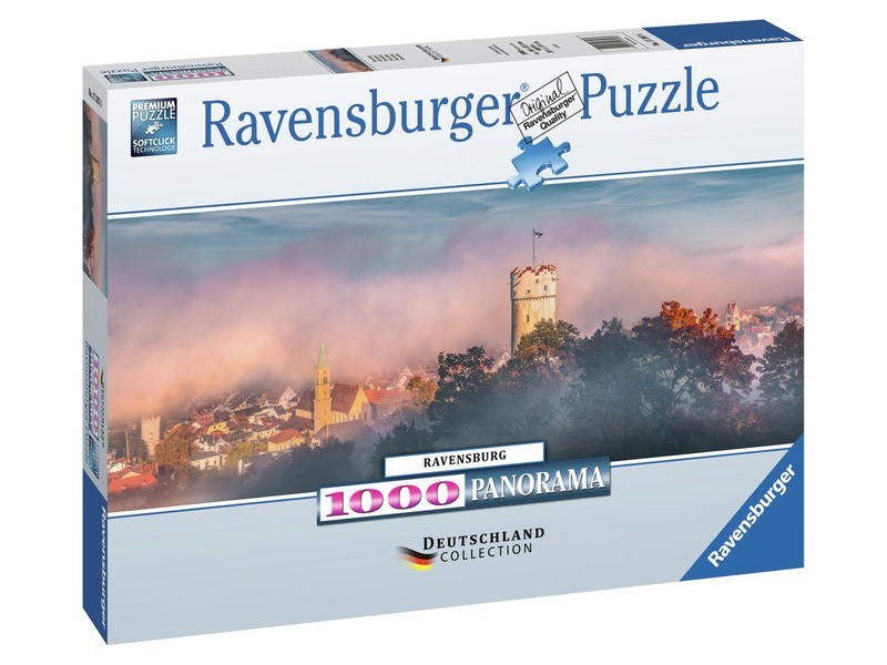 Ravensburg 1000 db puzzle - részlet és doboz