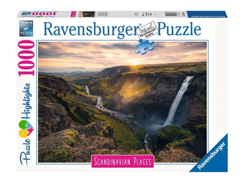 Puzzle 1000 db – Haifoss vízesés (Írország)