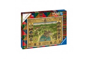 Puzzle 1500 db - Roxfort térképe