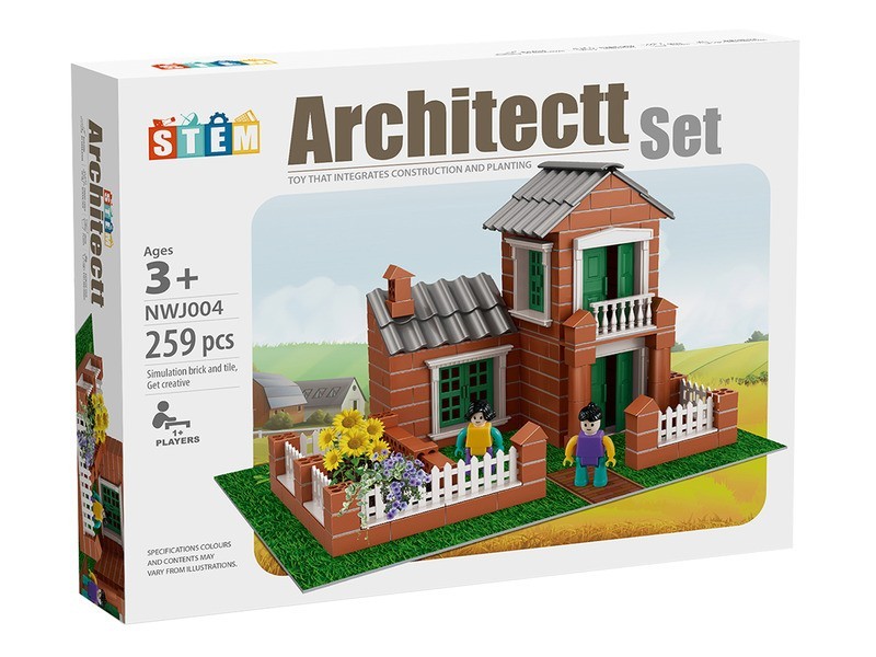 Téglaház építő 259 db - részletek