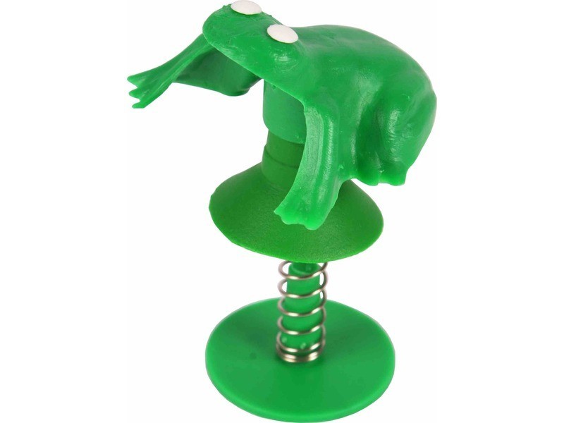 Béka csatt - zöld béka hajcsat