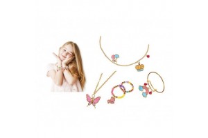 Csináld magad hercegnős kristály ékszer készlet