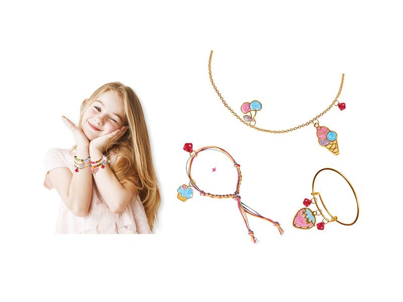 Sütis kristály ékszer készítő szett - csináld magad