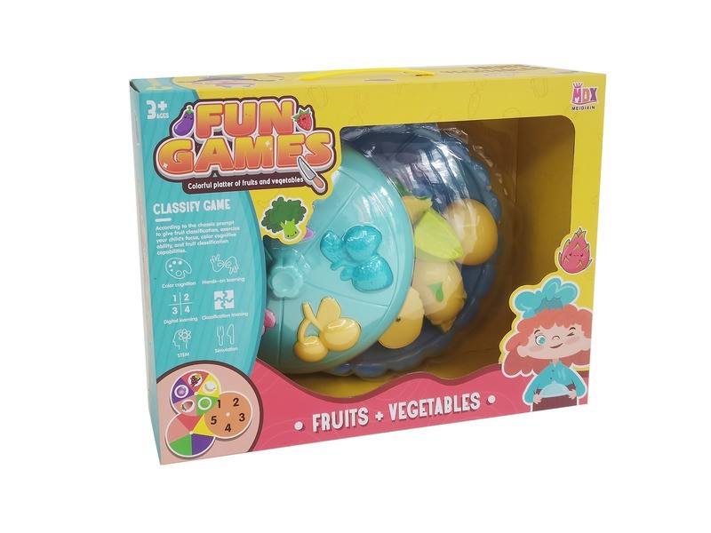 Vágható zöldség és gyümölcs, 13 darabos játékszett