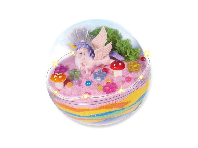 Unikornis kristálynövesztő terrárium - csináld magad készlet