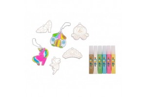 Hercegnős kristály függődísz, 18 db