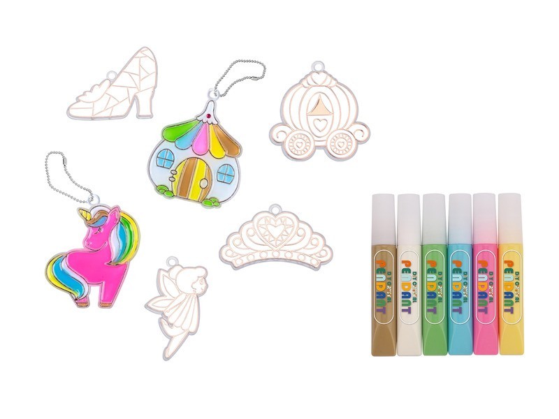 Hercegnős kristály függődísz, 18 db