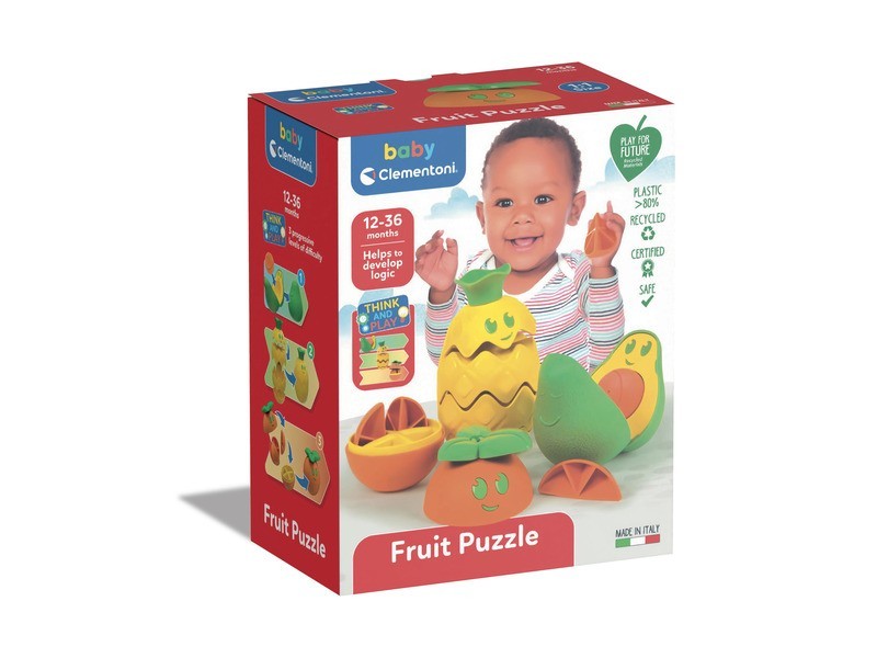 Gyümölcsös logikai szett – színes figurák és elemek