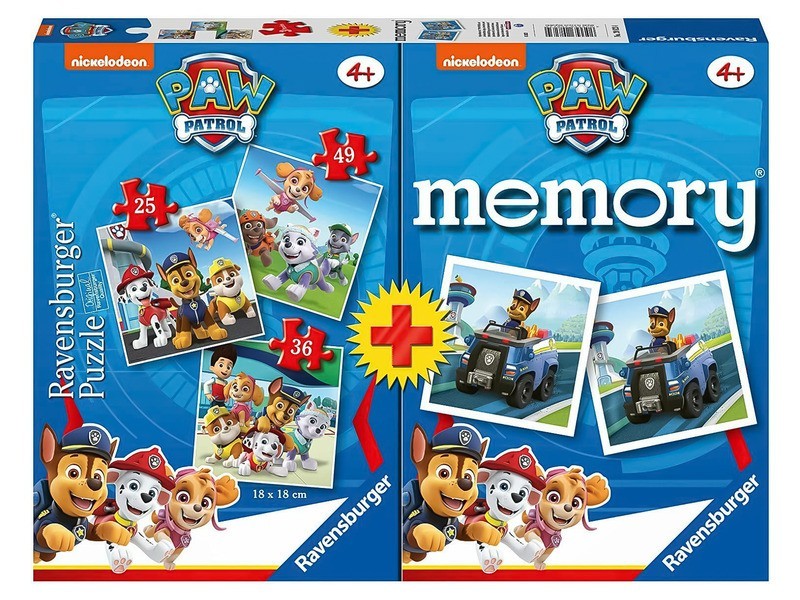 Puzzle 3IN1 és memóriajáték — Mancs Őrjárat