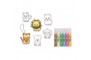 Állatos kristály függődíszek - 18 db DIY készlet