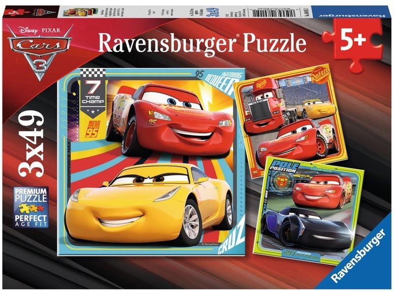 Ravensburger Verdák 3 - 3×49 darabos puzzle