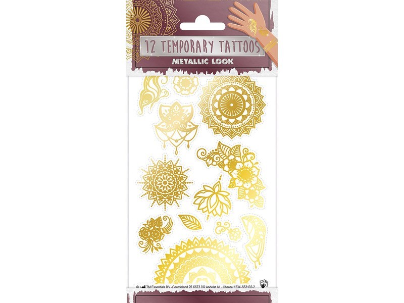 Tetoválás - Nyár II (Mehndi) - ideiglenes henna mintázat