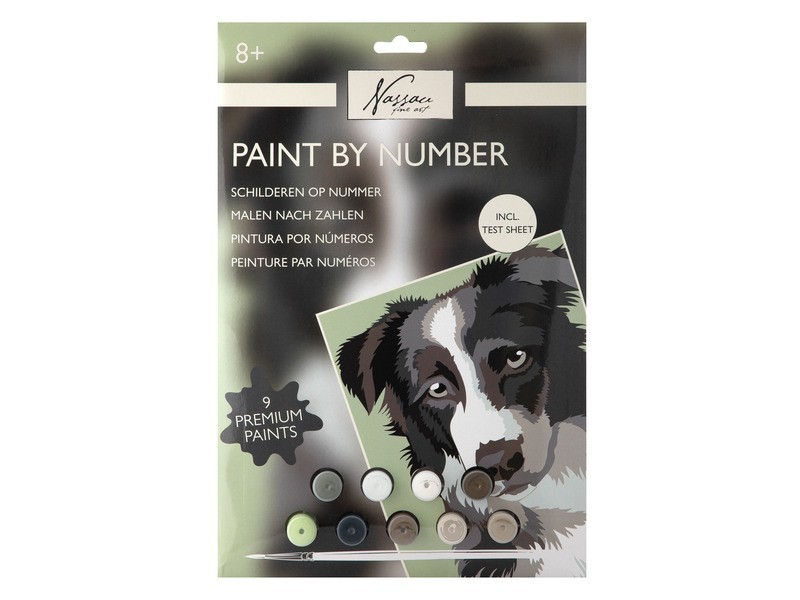 Kutya - Fess számok szerint, 33,5x23,8 cm