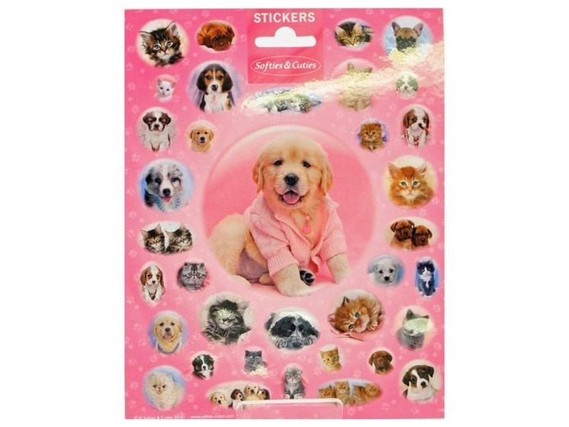 Matrica - Kutyusok és cicák (nagy)