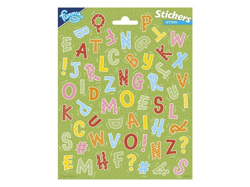 Nagy méretű betűs matrica