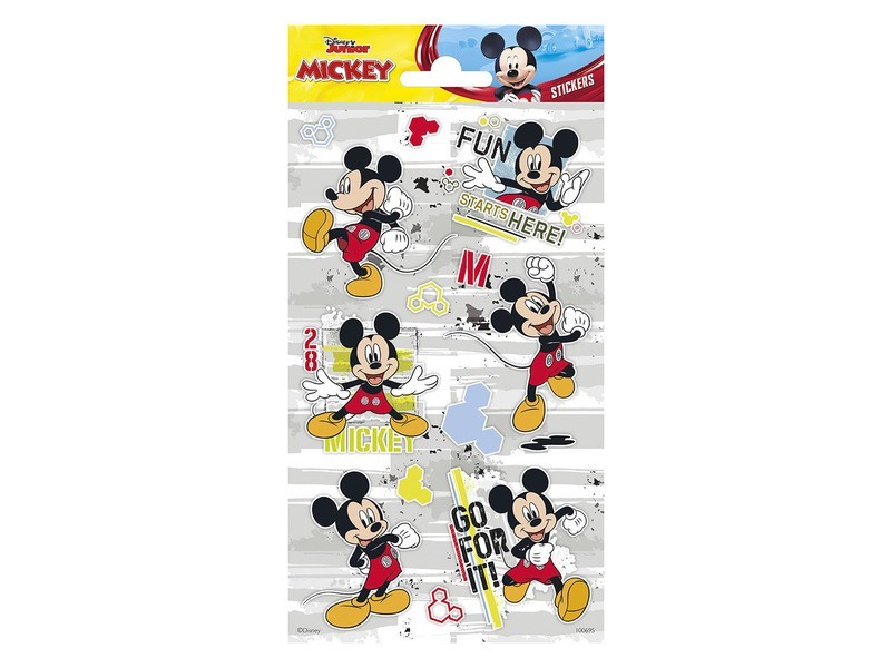 Csillogós Mickey matrica — gyerek dekoráció