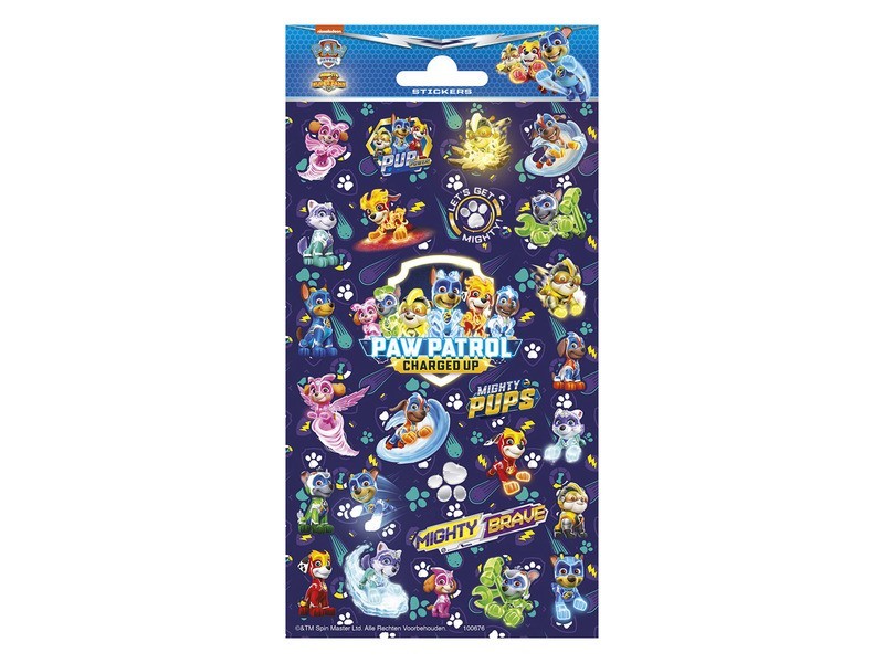 Csillogó Mancs Őrjárat matrica - gyerek dekoráció