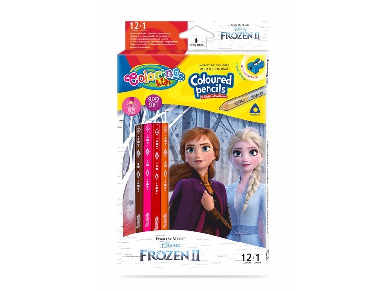 Colorino 12 db háromszög ceruza - Jégvarázs