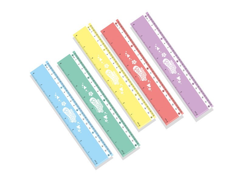 Colorino 20 cm színes vonalzó