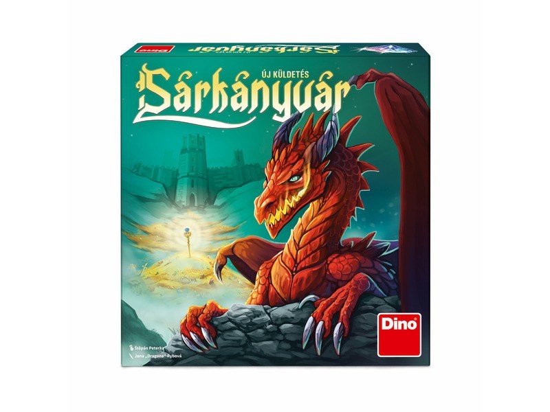 Társasjáték: Sárkányvár – doboz és figurák