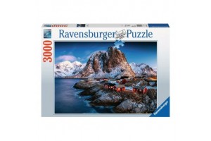 Puzzle 3000 db - Hamnoy, Lofoten tájkép